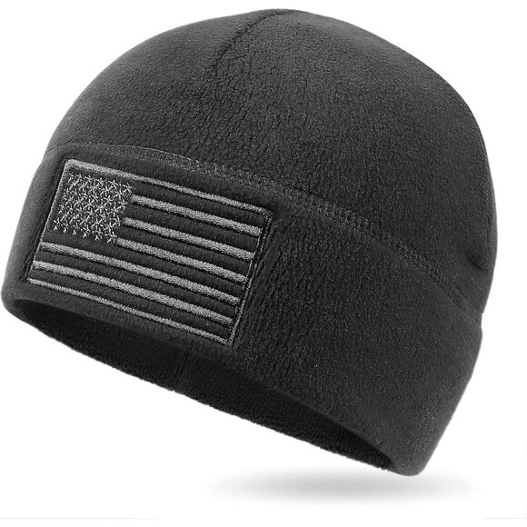 Other - American Flag Fleece Watch Cap,  Multi-Season Army Military Tactical Beanie, Win
